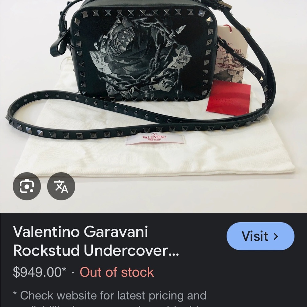 Valentino Garavani X Undercover Rockstud Flip Lock Crossbody Bag - Picture 10 of 15